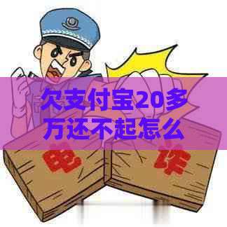 欠支付宝20多万还不起怎么办