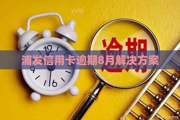 浦发信用卡逾期8月解决方案