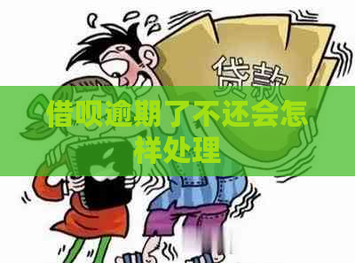 借呗逾期了不还会怎样处理