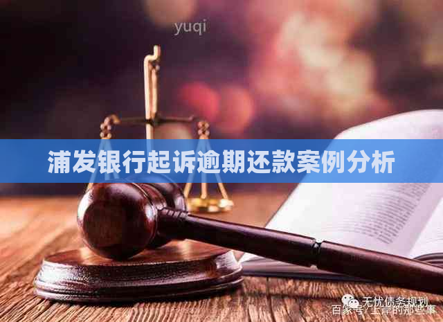 浦发银行起诉逾期还款案例分析