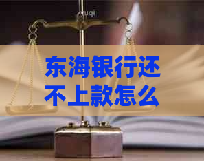 东海银行还不上款怎么办该如何处理