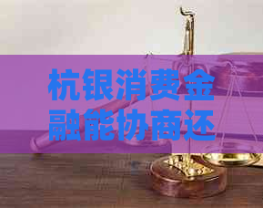 杭银消费金融能协商还款吗