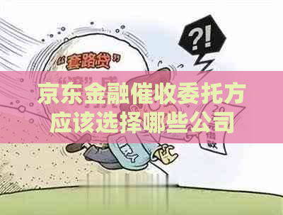 京东金融委托方应该选择哪些公司