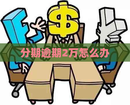 分期逾期2万怎么办