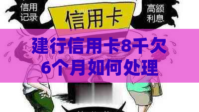 建行信用卡8千欠6个月如何处理