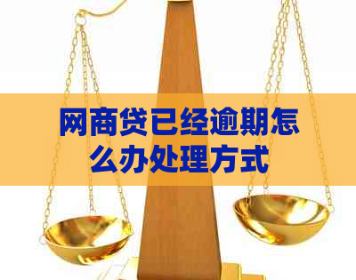 网商贷已经逾期怎么办处理方式