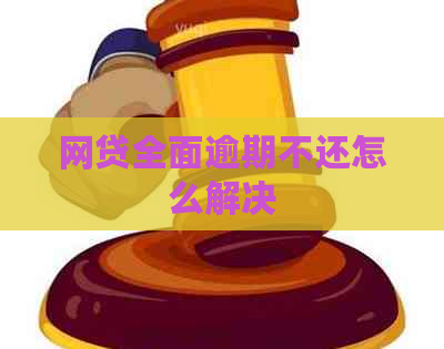 网贷全面逾期不还怎么解决