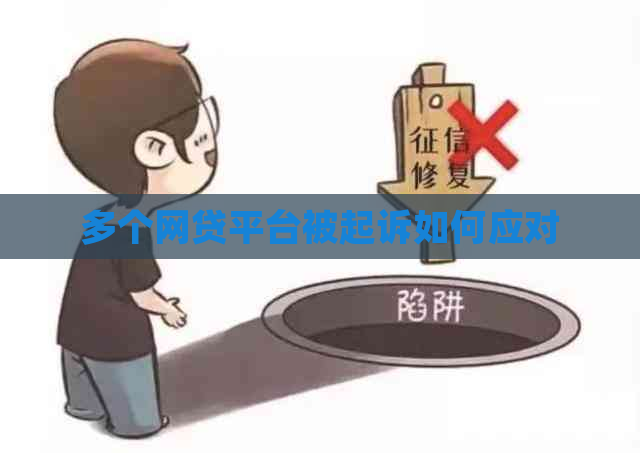 多个网贷平台被起诉如何应对