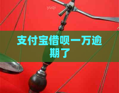 支付宝借呗一万逾期了