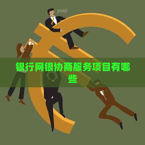 银行网银协商服务项目有哪些