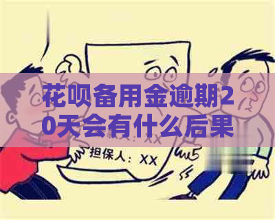 花呗备用金逾期20天会有什么后果