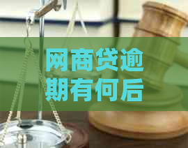 网商贷逾期有何后果需要了解