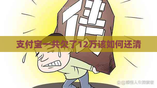 支付宝一共欠了12万该如何还清