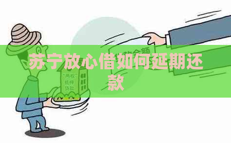 苏宁放心借如何延期还款