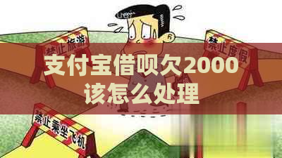 支付宝借呗欠2000该怎么处理