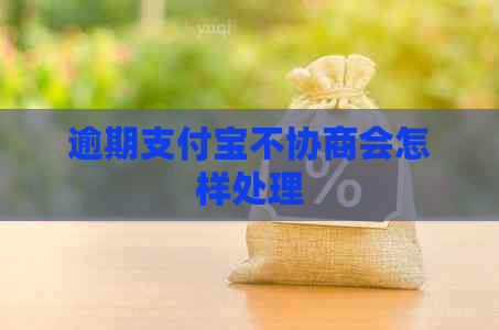 逾期支付宝不协商会怎样处理