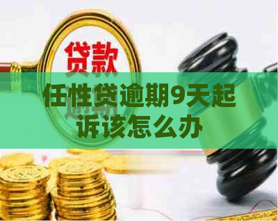 任性贷逾期9天起诉该怎么办