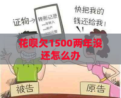 花呗欠1500两年没还怎么办