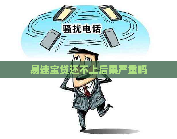 易速宝贷还不上后果严重吗