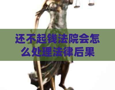 还不起钱法院会怎么处理法律后果