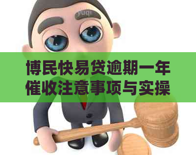 博民快易贷逾期一年注意事项与实操技巧