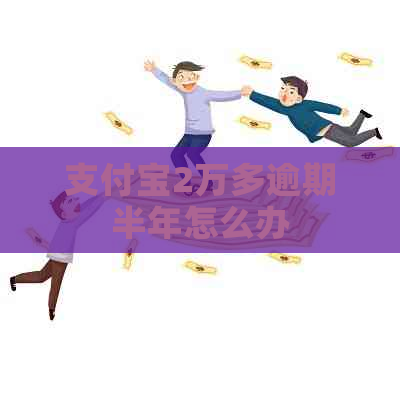 支付宝2万多逾期半年怎么办