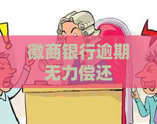 徽商银行逾期无力偿还