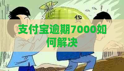 支付宝逾期7000如何解决