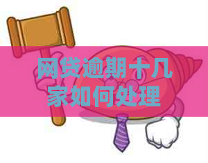 网贷逾期十几家如何处理