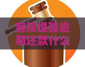 客服提醒逾期还款什么意思