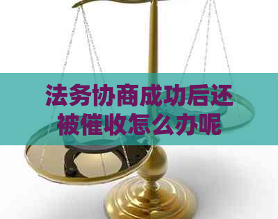 法务协商成功后还被怎么办呢