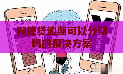 网捷贷逾期可以分期吗的解决方案