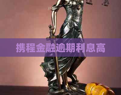 携程金融逾期利息高