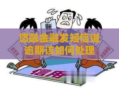 悠融金融发短信说逾期该如何处理