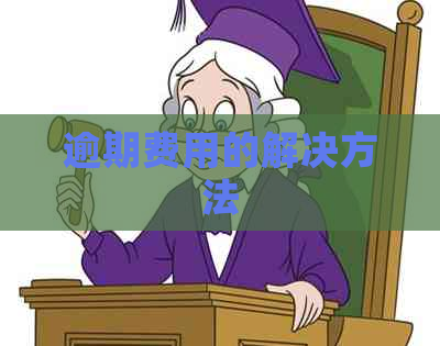 逾期费用的解决方法