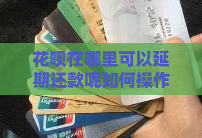 花呗在哪里可以延期还款呢如何操作