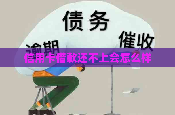 信用卡借款还不上会怎么样