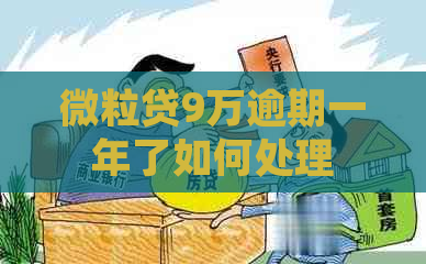 微粒贷9万逾期一年了如何处理