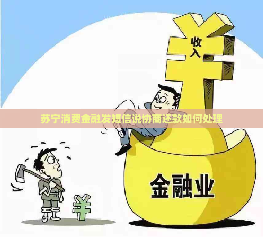 苏宁消费金融发短信说协商还款如何处理