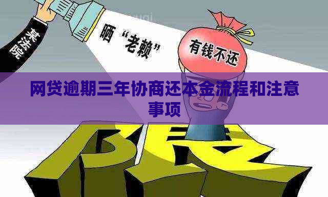 网贷逾期三年协商还本金流程和注意事项