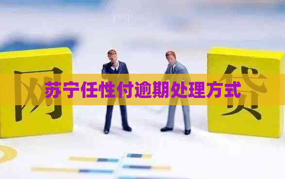 苏宁任性付逾期处理方式