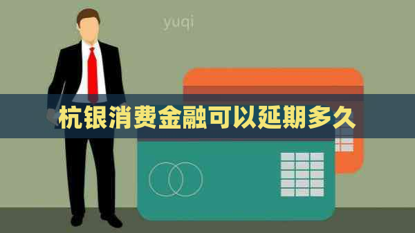 杭银消费金融可以延期多久