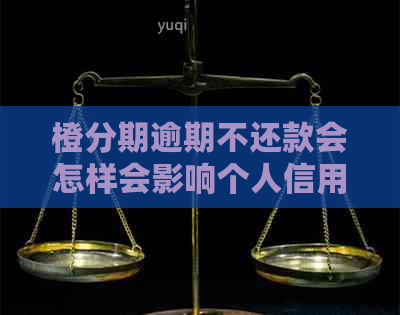 橙分期逾期不还款会怎样会影响个人信用吗