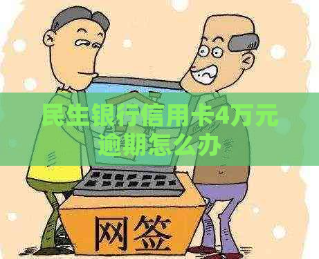 民生银行信用卡4万元逾期怎么办