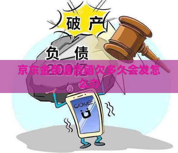 京东金条通告函欠多久会发怎么办