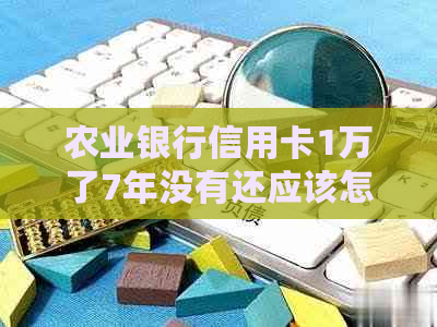 农业银行信用卡1万了7年没有还应该怎么办