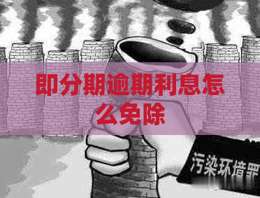 即分期逾期利息怎么免除