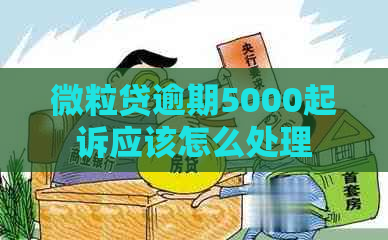 微粒贷逾期5000起诉应该怎么处理