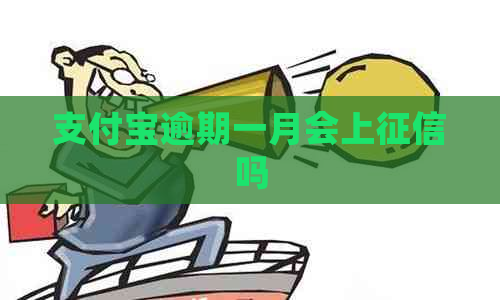 支付宝逾期一月会上吗