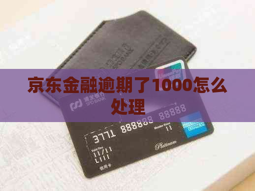 京东金融逾期了1000怎么处理